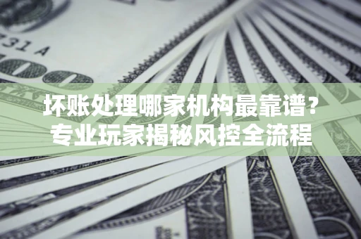 北京坏账处理哪家机构最靠谱？专业玩家揭秘风控全流程