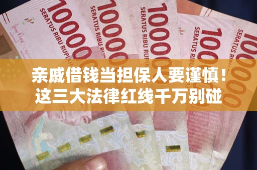 北京亲戚借钱当担保人要谨慎！这三大法律红线千万别碰