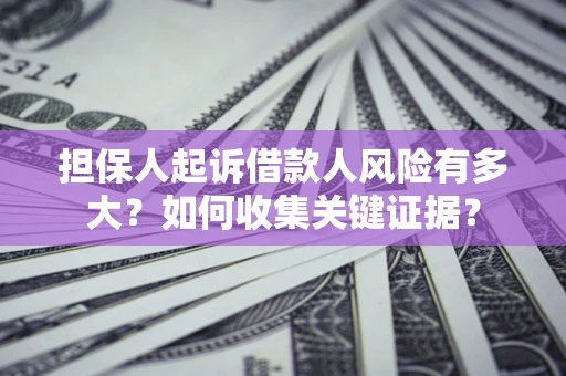 北京担保人起诉借款人风险有多大？如何收集关键证据？