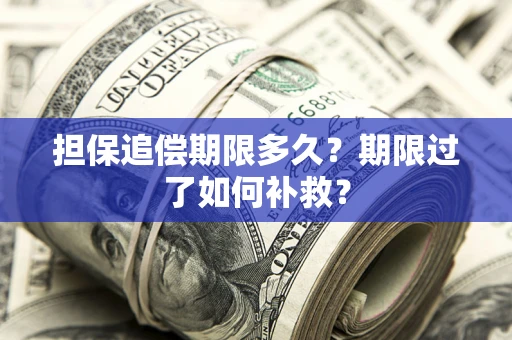 北京担保追偿期限多久？期限过了如何补救？
