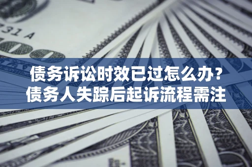 北京债务诉讼时效已过怎么办？债务人失踪后起诉流程需注意什么？