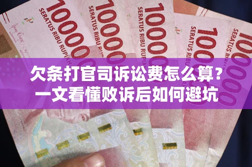 北京欠条打官司诉讼费怎么算？一文看懂败诉后如何避坑